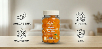 Gummies with Lion's Mane, Cordyceps, Reishi, Saffron, L-Theanine, Omega-3 DHA, Magnesium, Vitamins and Zinc